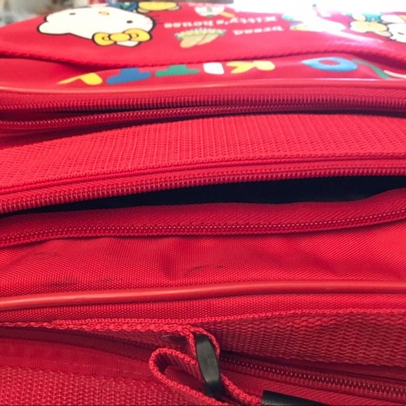 Sanrio Hello Kitty RED Classic backpack/travel bag - Picture 12 of 15